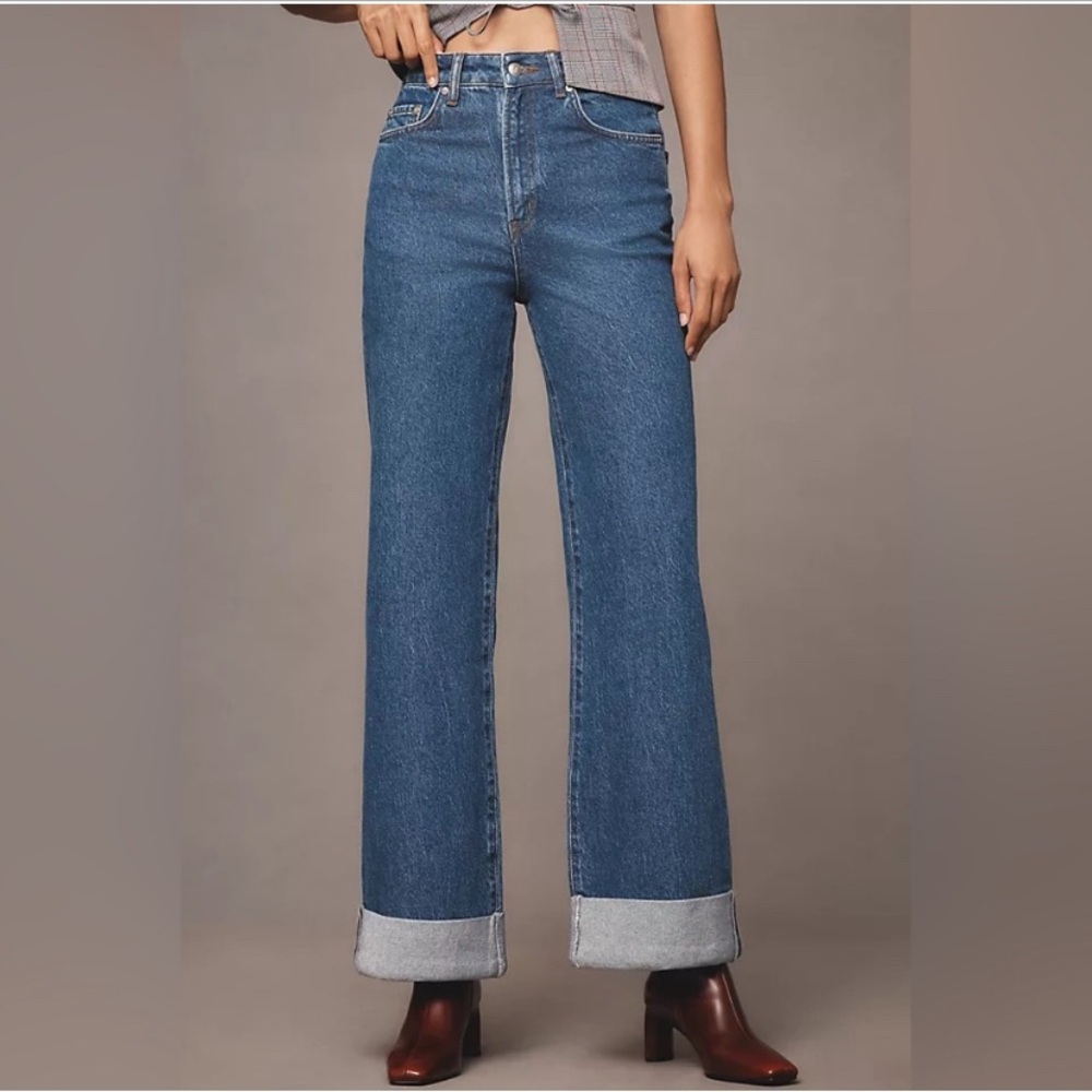 Austyn High Rise Cuff Jeans by Pilcro